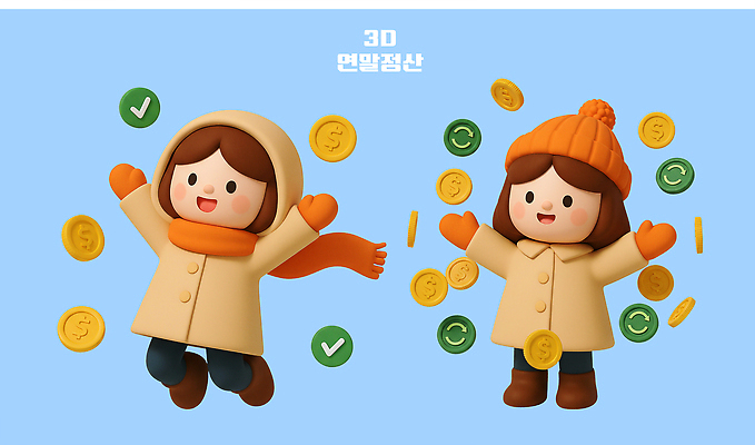 계절 감정 돈 3D 디지털합성 파일형식 캐릭터 겨울 동전 행복 기쁨 옷 세트 디자인 컬러 장면 오브젝트 편집이미지 편집3D PSD