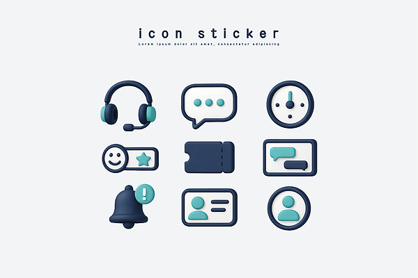 PSD 아이콘 디자인 스티커 대화 그래픽 친구 3D아이콘 헤드셋 메시지 알림 보안 심플 소통 소셜미디어 음향기기 컨셉 관계 말하기 안전 헤드폰 파일형식