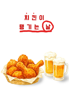 PSD 음식 조각 일러스트 디저트 맥주 일상 친구 파티 바구니 치킨 만남 축하 저녁 시원함 배고픔 안주 즐거움 소셜 바삭바삭 맛있는 국내일러스트 감정 컨셉 관계 주류 이벤트 라이프 야간 닭고기요리 파일형식