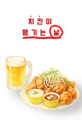 PSD 한식 음식 일러스트 탁자 휴식 디저트 맥주 요리 친구 파티 치킨 모임 저녁 안주 즐거움 파 나눔 바삭바삭 맛있는 국내일러스트 감정 가구 컨셉 채소 관계 주류 이벤트 야간 닭고기요리 파일형식