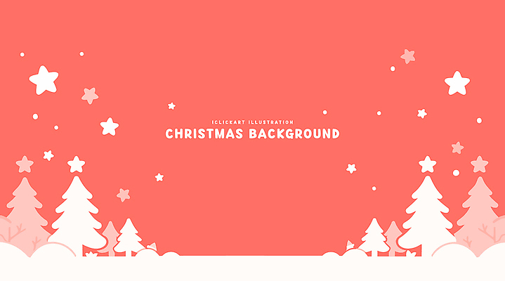 나무 디자인 기념일 별 분홍색 백그라운드 크리스마스 겨울 일러스트 따뜻함 풍경 장식 빨간색 크리스마스트리 축제 휴일 분위기 겨울풍경 아기자기 국내일러스트 AI파일 자연요소 식물 계절 컬러 컨셉 이벤트 파일형식 벡터