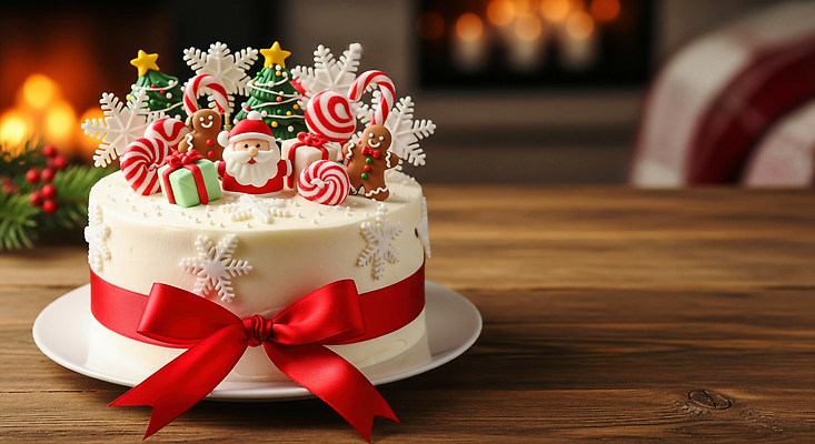 JPG 나무 편집이미지 리본 크리스마스 탁자 사탕 선물 장식 산타클로스 케이크 축제 눈송이 분위기 벽난로 유리접시 크리스마스케이크 편집실사 AI포토 AI콘텐츠 식물 접시 기념일 가구 컨셉 디저트 눈_날씨 CG 파일형식