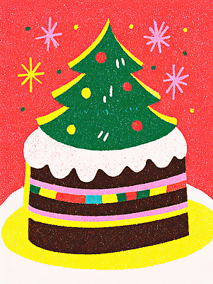 JPG 나무 디자인 계절 기념일 음식 컬러 크리스마스 일러스트 가족 디저트 요리 장식 친구 파티 케이크 축제 축하 달콤 즐거움 색채 크리스마스케이크 국내일러스트 식물 감정 컨셉 관계 이벤트 맛 파일형식