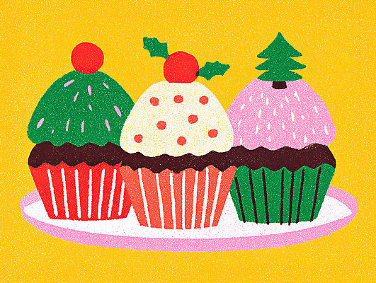 JPG 접시 컬러 프로포즈 크리스마스 일러스트 디저트 장식 노란색 과자 케이크 축제 식사 생일 달콤 컵케이크 즐거움 잔치 크리스마스케이크 디지털아트 국내일러스트 AI일러스트 AI콘텐츠 식기 기념일 감정 음식 맛 파일형식