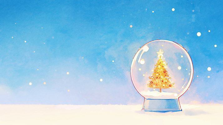 JPG 크리스마스장식 크리스마스 겨울 일러스트 따뜻함 풍경 장식 빛 반짝임 크리스마스트리 축제 즐거움 그림 스노글로브 유리구슬 홀리데이 환상 겨울풍경 국내일러스트 AI일러스트 AI콘텐츠 계절 기념일 감정 컨셉 모션 유리 휴가 구슬 파일형식