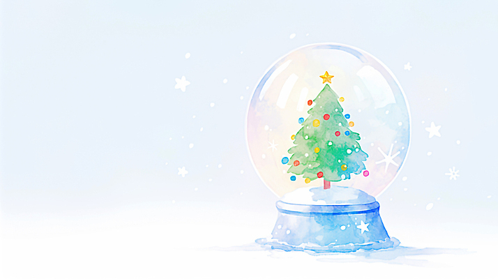 JPG 디자인 행복 별 예술 크리스마스장식 크리스마스 겨울 일러스트 풍경 장식 초록색 반짝임 크리스마스트리 축제 기쁨 눈송이 오브젝트 마법 스노글로브 국내일러스트 AI일러스트 AI콘텐츠 자연요소 계절 기념일 감정 컬러 모션 눈_날씨 파일형식
