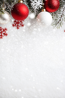 JPG 나무 편집이미지 크리스마스 겨울 따뜻함 장식 빨간색 크리스마스트리 축제 꿈 흰색 눈송이 오너먼트 겨울풍경 이미지편집 AI컴퓨터그래픽 AI콘텐츠 식물 계절 기념일 컬러 크리스마스장식 눈_날씨 풍경 파일형식