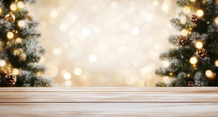 JPG 나무 편집이미지 백그라운드 크리스마스 겨울 탁자 조명 따뜻함 장식 빛 크리스마스트리 축제 휴일 분위기 오브젝트 이미지편집 AI컴퓨터그래픽 AI콘텐츠 식물 계절 기념일 가구 컨셉 파일형식