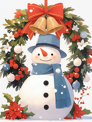 JPG 행복 크리스마스장식 크리스마스 겨울 일러스트 가족 자연 눈사람 웃음 장식 축제 화환 초인종 포근함 색감 겨울풍경 국내일러스트 AI일러스트 AI콘텐츠 계절 기념일 꽃 감정 관계 표정 풍경 종 감각 생태계 파일형식