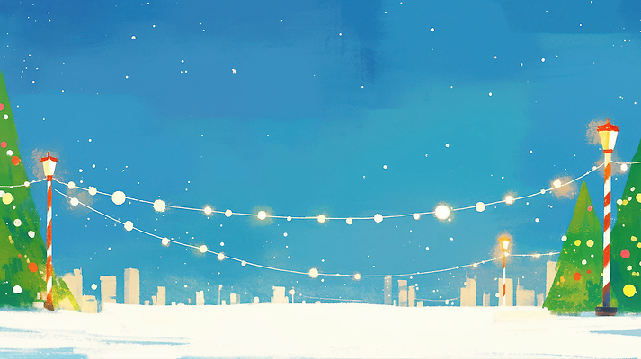 JPG 나무 크리스마스 겨울 가로등 일러스트 하늘 조명 새해 거리 따뜻함 풍경 장식 평화 희망 등불 도시 분위기 편안함 소원 홀리데이 국내일러스트 AI일러스트 AI콘텐츠 식물 계절 공공시설 기념일 감정 컨셉 휴가 감각 파일형식