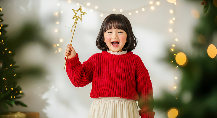 JPG 편집이미지 행복 어린이 크리스마스 겨울 가족 웃음 장식 크리스마스트리 축제 기쁨 즐거움 마법지팡이 의료성형뷰티 편집실사 AI인물포토 AI콘텐츠 계절 기념일 감정 관계 표정 사람 CG 파일형식 AI포토