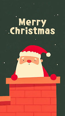 JPG 기념일 행복 크리스마스 겨울 일러스트 가족 굴뚝 선물 장식 크리스마스트리 산타클로스 축제 기쁨 축하 연말 국내일러스트 AI일러스트 AI콘텐츠 계절 감정 컨셉 관계 이벤트 파일형식