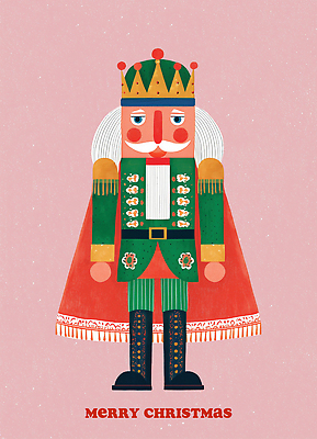 계절 기념일 감정 컬러 컨셉 목각인형 파일형식 크리스마스 장식 캐릭터 축하 그림 겨울 옷 분홍색 문화 즐거움 디자인 행복 PSD 일러스트 국내일러스트 호두까기인형