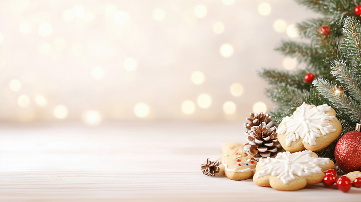 JPG 편집이미지 크리스마스 탁자 디저트 조명 요리 장식 파티 쿠키 맛 솔방울 연말 이미지편집 AI포토 AI콘텐츠 기념일 음식 가구 컨셉 이벤트 파일형식