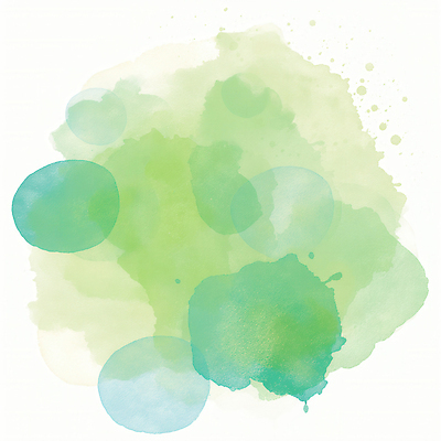 JPG 모양 디자인 예술 컬러 백그라운드 패턴 일러스트 추상 수채화 초록색 평화 물감 점 편안함 질감 감성 조화 마감 국내일러스트 AI일러스트 AI콘텐츠 컨셉 무늬 미술도구 감각 파일형식