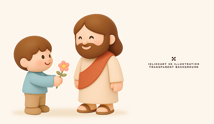 PSD 편집이미지 꽃 행복 어린이 따뜻함 사랑 미소 친구 만남 예수 소중 순간 편집3D 식물 감정 컨셉 관계 표정 사람 3D 신_종교 파일형식