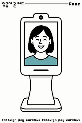 라이프스타일 여자 일러스트 기술 웃음 스마트기기 상점 디지털 고객 서비스 편리함 혁명 자동화 핀테크 얼굴인식 스마트페이 국내일러스트 페이스테크 AI파일 컨셉 모바일 표정 사람 생활 금융 전자제품 과학기술 스마트 결제 생체인식기술 파일형식 벡터