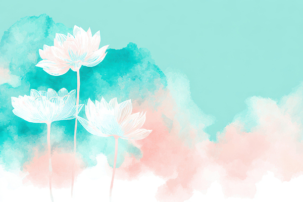 식물 꽃 백그라운드 컨셉 감각 생태계 냄새 파일형식 연꽃 연습 수채화 컬러 자연 우아함 수조 하늘 조화 향기 연못 풍경 예술 생명 부드러움 국내일러스트 JPG 일러스트 꽃백그라운드
