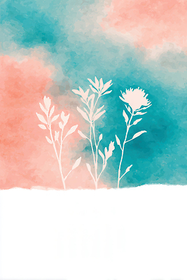 식물 꽃 백그라운드 컨셉 학용품 전시 감각 생태계 파일형식 자연 수채화 컬러 파스텔 예술 그림 창작 부드러움 평화 디자인 정원 꽃잎 전시회 창의력 국내일러스트 JPG 일러스트 꽃백그라운드