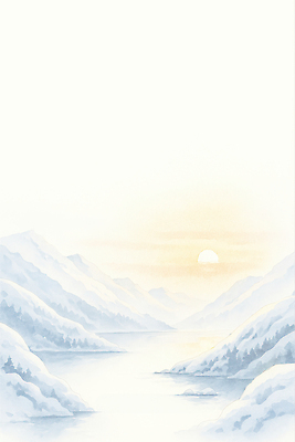 주간 자연요소 식물 계절 컨셉 물 노을 생태계 파일형식 겨울 산 호수 아침 태양 풍경 자연 조용 빛 수면 나무 모양 컬러 일출 차분 하늘 국내일러스트 JPG 일러스트