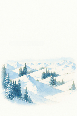 나무 계절 컬러 겨울 겨울스포츠 풍경 트래킹 그림 생태계 파일형식 산 소나무 자연 고요 흰색 숲 스키 여행 등산 날씨 촬영 풍경화 비경 설경 국내일러스트 JPG 일러스트