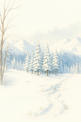 식물 계절 컬러 컨셉 날씨 산 눈_날씨 트래킹 자연재해 생태계 파일형식 겨울 나무 풍경 폭설 자연 숲 고요 산속 하늘 기온 눈덮임 등산 서리 흰색 국내일러스트 JPG 일러스트