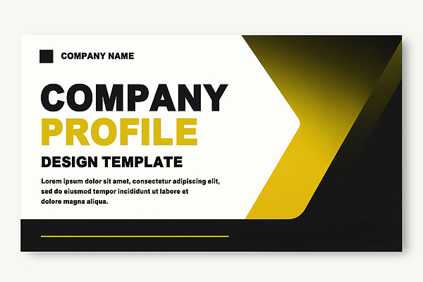 편집이미지 컬러 비즈니스 파일형식 회사 프로필 디자인 모던 세련 커뮤니케이션 정보 강렬 검은색 노란색 스타일 PSD 커버 이미지편집