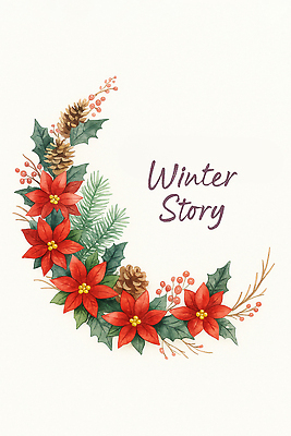 식물 계절 기념일 꽃 채소 취미 환경 생태계 파일형식 겨울 크리스마스 장식 포인세티아 솔방울 자연 예술 수채화 화환 친환경 원예 축제 따뜻함 컬러 가지 JPG 국내일러스트 일러스트