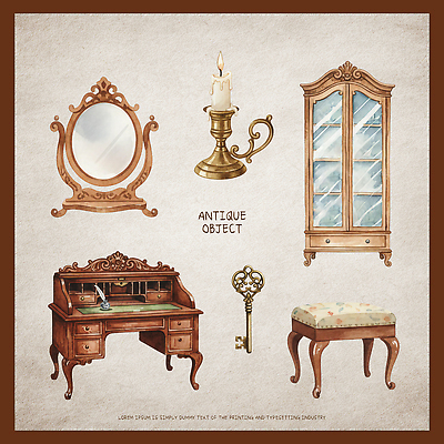 PSD 나무 디자인 예술 가구 의자 일러스트 열쇠 주택 장식 인테리어 공간 방 골동품 장롱 서재 편안함 창가 촛대 수공예 국내일러스트 식물 생활용품 창문 건물 감각 공예 파일형식