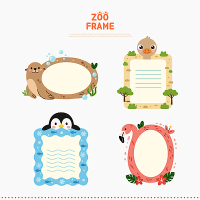 동물 디자인 바다 컬러 일러스트 자연 생명 오리 프레임 동물원 장식 물 귀여움 플라밍고 펭귄 북극곰 서식지 타입 테마 아기자기 국내일러스트 AI파일 자연요소 컨셉 곰 조류 생태계 파일형식 벡터