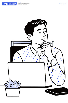 옷 감정 가구 컨셉 비즈니스 문구용품 사람 신체부위 전자제품 핸드폰 스마트기기 작업 파일형식 벡터 남자 사무실 컴퓨터 생각 집중 책상 화분 업무 포즈 의자 스마트폰 캐주얼 고민 손 얼굴 분위기 필기구 AI파일 국내일러스트 일러스트