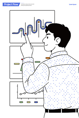 손 컨셉 비즈니스 사람 사무용품 파일형식 벡터 자료 분석 서류판 남자 흐름 그래픽 정보 집중 사무실 기술 실험 유행 통계 표현 손가락 선 컬러 AI파일 국내일러스트 일러스트