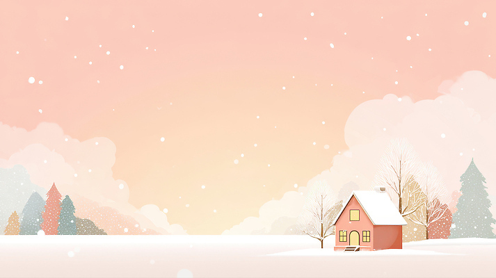 자연요소 식물 계절 컨셉 날씨 눈_날씨 건물 야간 생태계 파일형식 겨울 풍경 주택 나무 저녁 고요 눈내림 마을 차분 자연 컬러 조명 산뜻 차가움 바람 평화 JPG 국내일러스트 일러스트