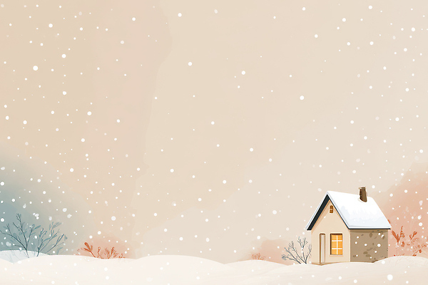 나무 계절 감정 컬러 컨셉 겨울 눈_날씨 풍경 건물 감각 야간 생태계 파일형식 주택 저녁 부드러움 고요 따뜻함 빛 나뭇가지 눈덮임 편안함 평화 시골 자연 하늘 설경 흰색 고독 JPG 국내일러스트 일러스트 눈내림