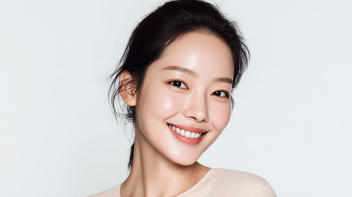 감정 컨셉 표정 사람 신체부위 전자제품 CG 파일형식 여자 미소 피부 모델 카메라 조명 깨끗함 뷰티풀 행복 매력적 심플 편집실사 편집이미지 JPG 의료성형뷰티