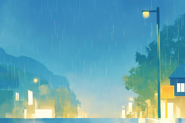 자연요소 식물 건축물 공공시설 감정 컨셉 날씨 야간 그림 생태계 파일형식 저녁 거리 조명 풍경 가로등 건물 고요 나무 소리 풍경화 흐림 여유 감성 자연 도시 사람 생활 물방울 국내일러스트 일러스트 JPG 비