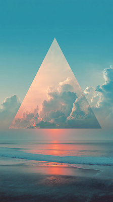 도형 편집이미지 물 태양 노을 야간 생태계 파일형식 바다 저녁 삼각형 수평선 햇빛 풍경 조명 하늘 수면 컬러 반사 일몰 조화 자연 이미지편집 JPG