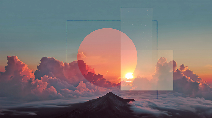 자연요소 편집이미지 노을 일몰 야간 생태계 파일형식 산 태양 황혼 풍경 하늘 자연 컬러 저녁 시간 이미지편집 JPG