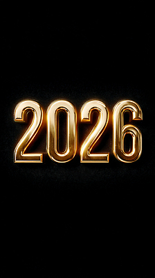 편집이미지 문자 감정 컬러 컨셉 연도 파일형식 2026년 숫자 금색 검은색 기념 희망 미래 디자인 예술 창의성 백그라운드 JPG 새해 이미지편집