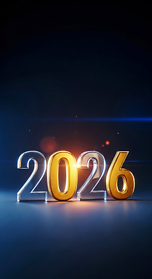 편집이미지 문자 감정 컨셉 이벤트 연도 파일형식 2026년 숫자 미래 밝음 표현 반사 기념일 새해 디자인 그래픽 컬러 비전 희망 JPG 이미지편집