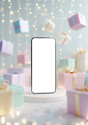 JPG 편집이미지 백그라운드 크리스마스 조명 선물 장식 스마트폰 쇼핑 파티 축제 기쁨 네온 이미지편집 기념일 감정 이벤트 핸드폰 스마트기기 파일형식