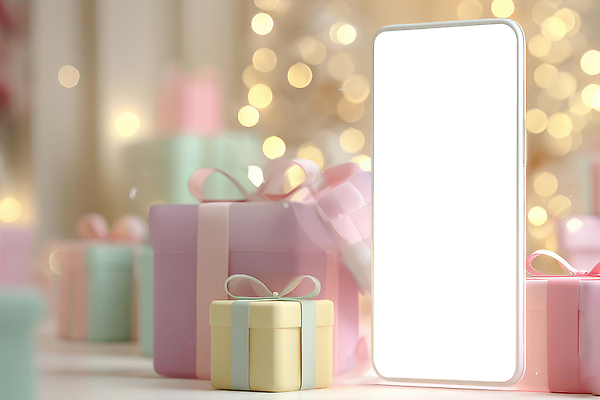 JPG 편집이미지 디자인 기념일 컬러 백그라운드 크리스마스 탁자 조명 선물 이벤트 장식 스마트폰 축하 생일 편안함 오브젝트 이미지편집 가구 컨셉 핸드폰 스마트기기 감각 파일형식