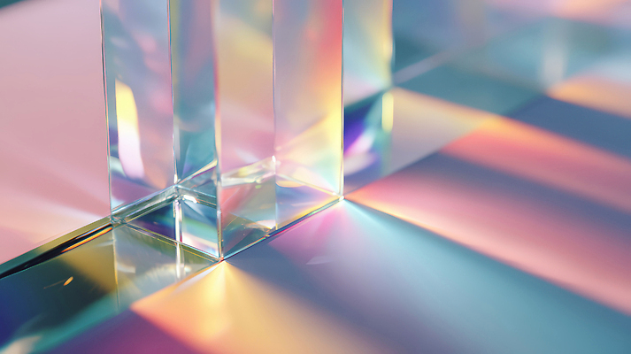 JPG 모양 편집이미지 예술 컬러 바닥 빛 반짝임 반사 투명 크리스탈 장면 색채 프리즘 이미지편집 AI컴퓨터그래픽 AI콘텐츠 모션 광석 광학기기 파일형식