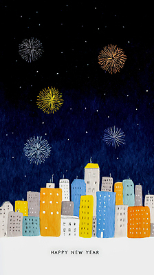 건축물 감정 다수 컨셉 모션 놀이 하늘 사람 풍경 이벤트 새해인사 도시 야간 파일형식 풍경_경치 새해 불꽃놀이 밤하늘 건물 컬러 기쁨 환상 축제 파티 분위기 여러명 기념일 반짝임 도시풍경 야경 행복 국내일러스트 일러스트 JPG 해피뉴이어