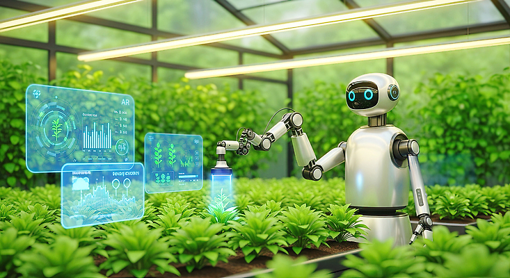 편집이미지 산업 컨셉 농업 모션 농장 파일형식 로봇 온실 기술 식물 관리 물주기 자동화 자료 분석 환경 성장 스마트팜 농작물 시스템 JPG AI_인공지능 이미지편집