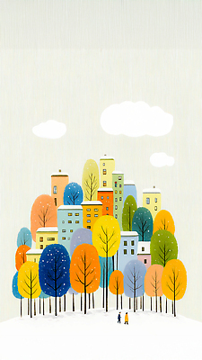 JPG 나무 감정 예술 컬러 백그라운드 일러스트 모션 자연 하늘 아침 사람 풍경 건물 일상 여름 평화 산책 도시 그림 조화 국내일러스트 AI일러스트 AI콘텐츠 주간 식물 건축물 계절 컨셉 휴식 라이프 생태계 파일형식