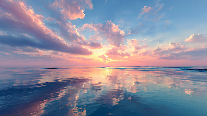 자연요소 컨셉 물 노을 야간 CG 그림 생태계 파일형식 바다 일몰 하늘 수면 풍경 저녁 자연 평화 반사 컬러 조명 풍경화 편집실사 편집이미지 JPG 구름 일출