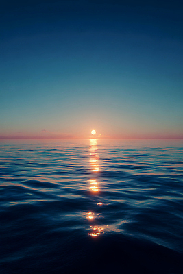 자연요소 컨셉 물 노을 야간 CG 생태계 파일형식 바다 일몰 태양 평화 물결 하늘 컬러 풍경 저녁 자연 수면 차분 수평선 조화 편집실사 편집이미지 JPG 일출