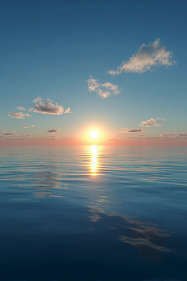 자연요소 컨셉 노을 CG 생태계 파일형식 바다 태양 수평선 하늘 물결 반사 새벽 고요 풍경 자연 일출 평화 편집실사 편집이미지 JPG 구름