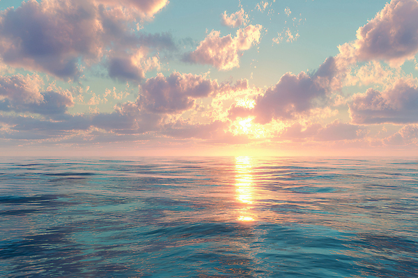 주간 자연요소 계절 컨셉 노을 CG 생태계 파일형식 바다 태양 수평선 아침 평화 하늘 물 차분 빛 풍경 자연 컬러 일출 여름 편집실사 편집이미지 JPG 구름